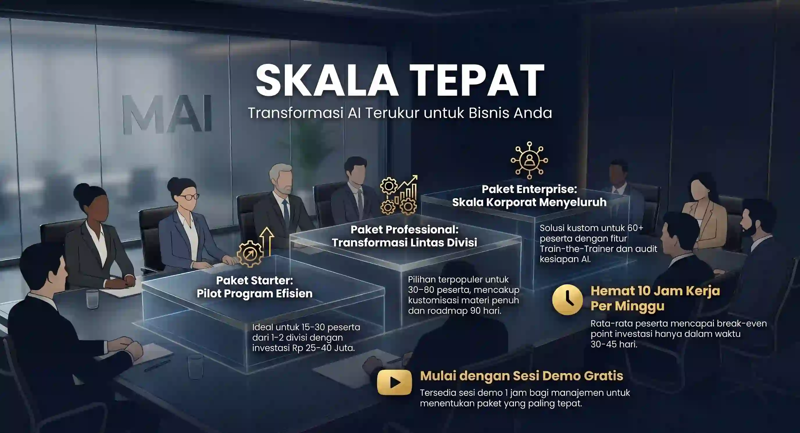 Paket Training Claude AI: Starter, Professional & Enterprise